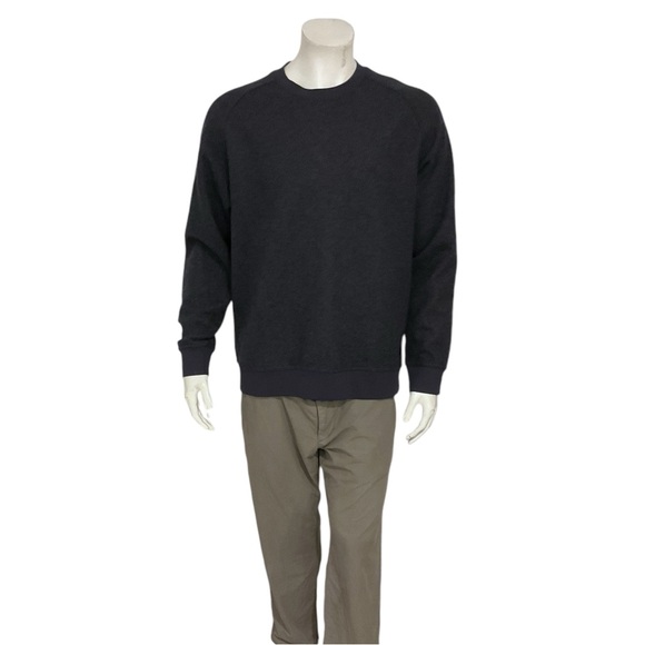 Loro Piana Mens Navy Wool Blend Crewneck Sweater - Picture 1 of 6